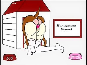Découvrez une animation érotique mettant en scène une femme et un chien dans une vidéo bestialité.
